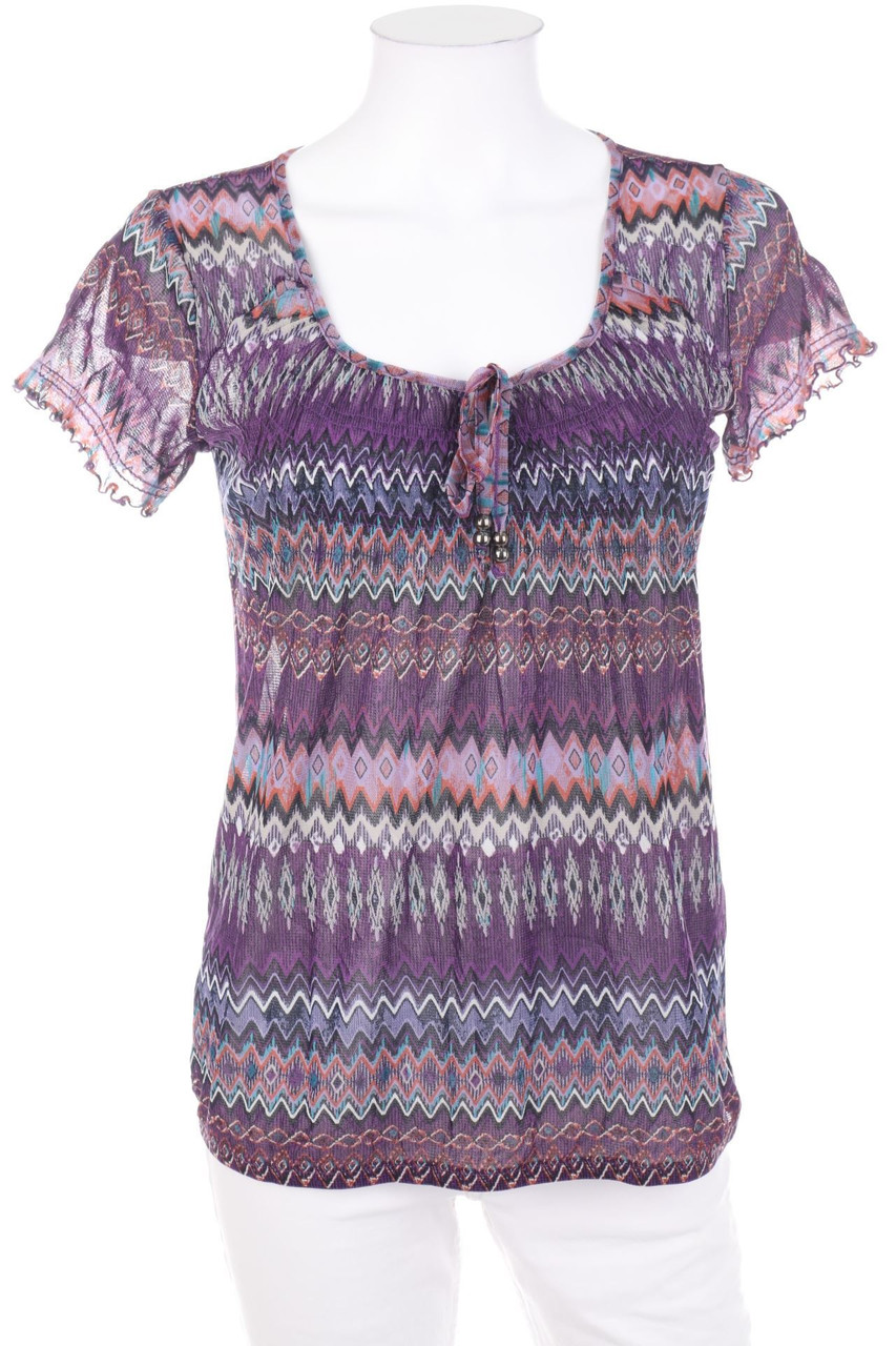 s.Oliver - Shortsleeve Blouse with Ethno Print - D 34