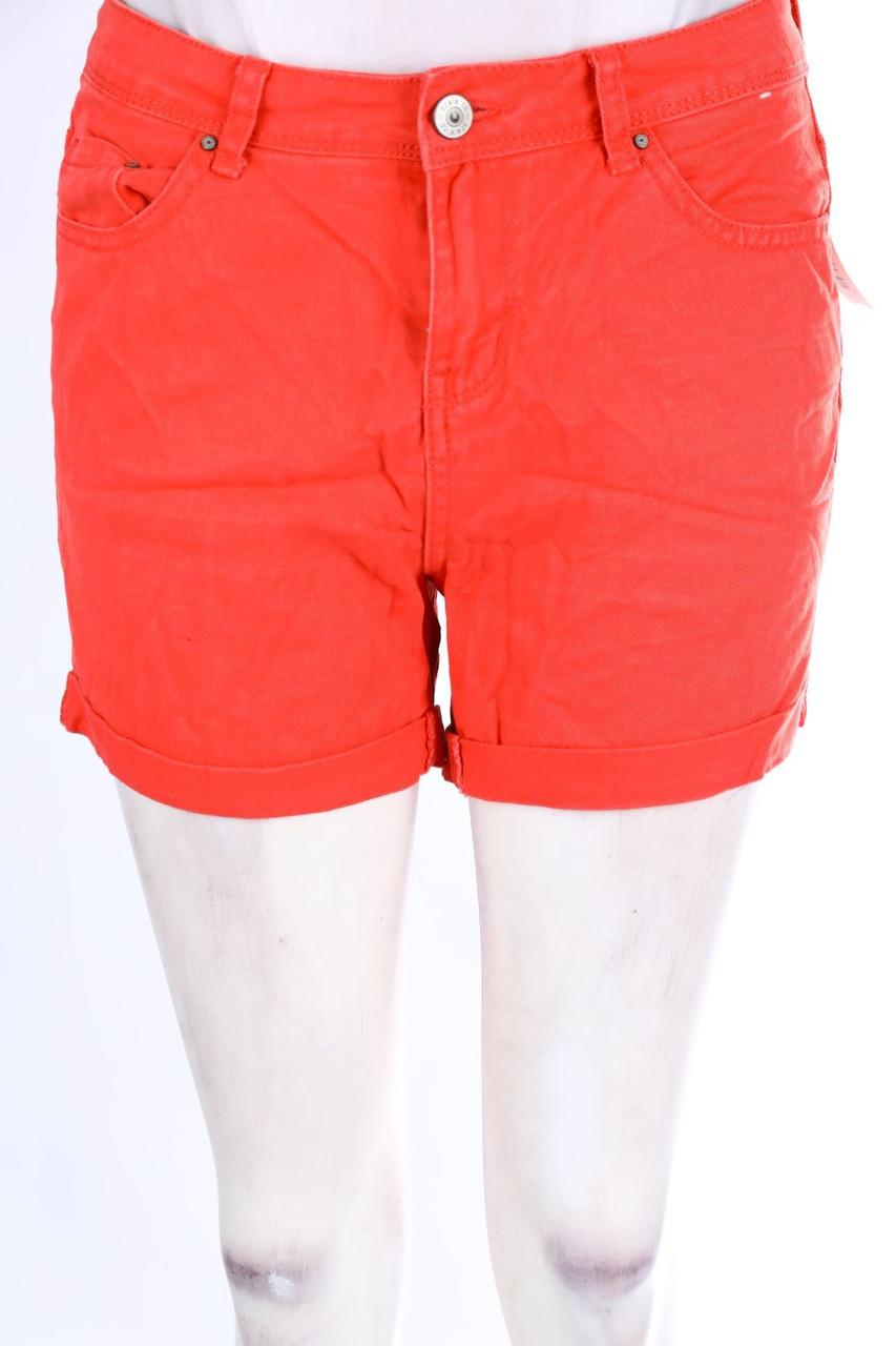 Denim Co. - Jeans-Shorts mit Logo-Knöpfen - D 36