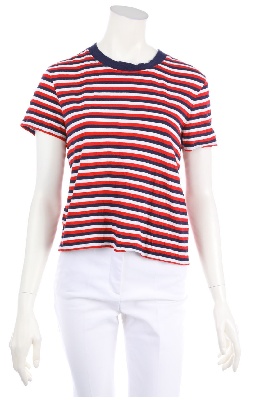 TOMMY JEANS Tommy Hilfiger - Kurzarm-Shirt mit Streifen - L