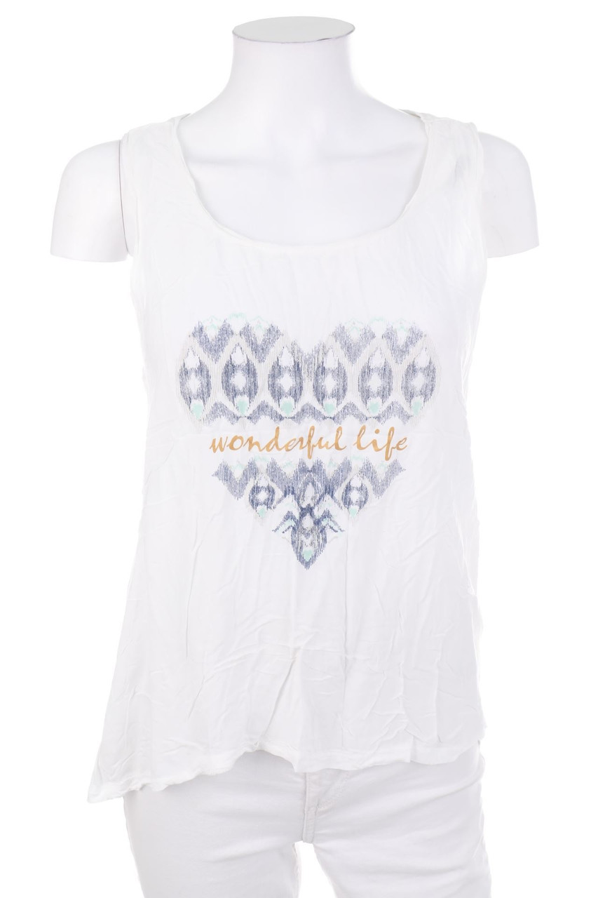 No Label - Top with Print - M