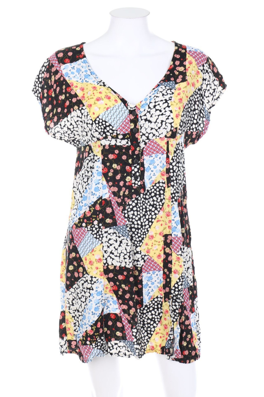 CLOCKHOUSE by C&A - Minikleid mit Blumen-Print - D 38