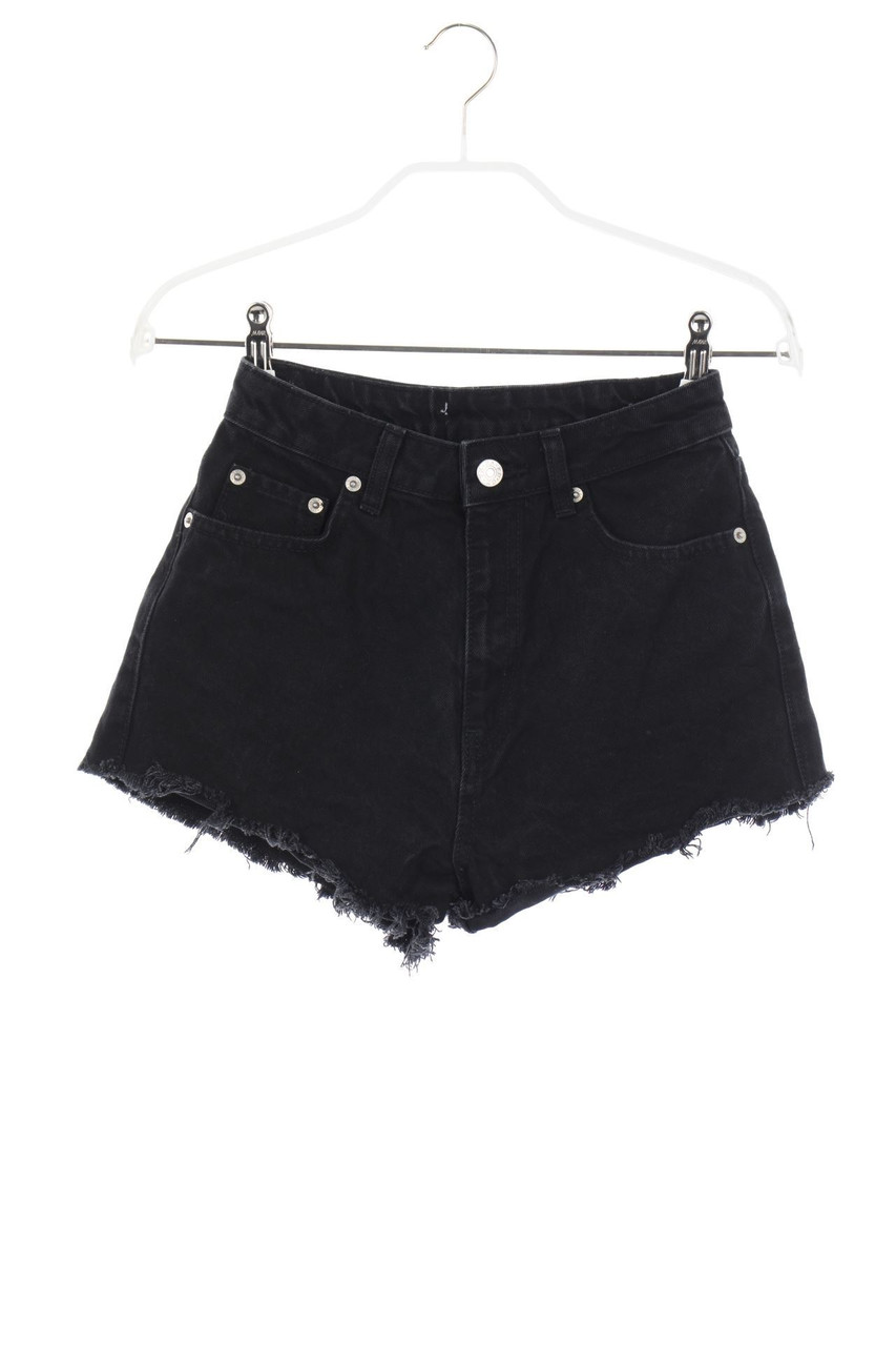 NA-KD - High Waist-Distressed Jeans Shorts - W24