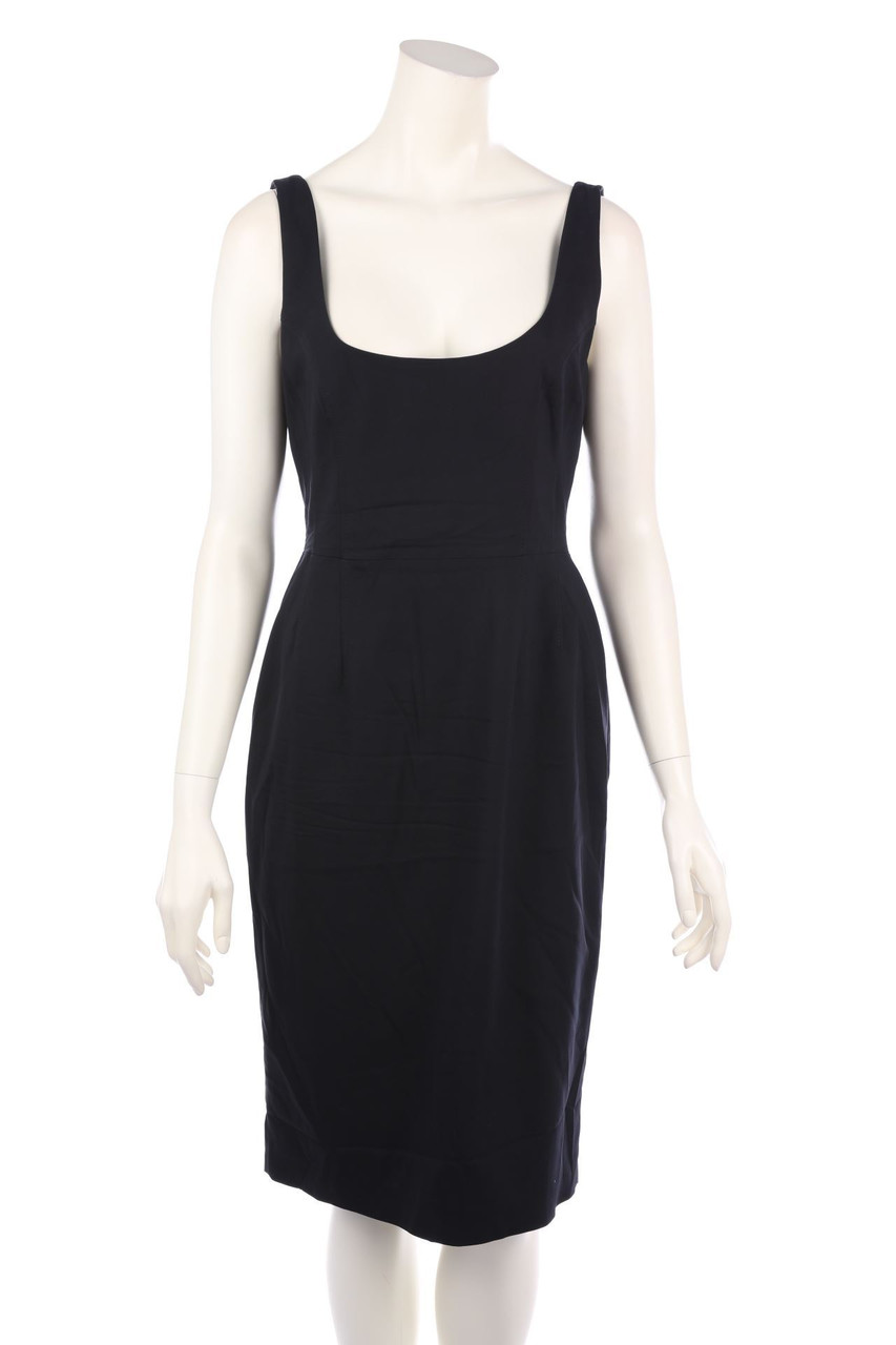 FRENCH CONNECTION - Cocktail Dress with Deep Back Cutout - D 38
