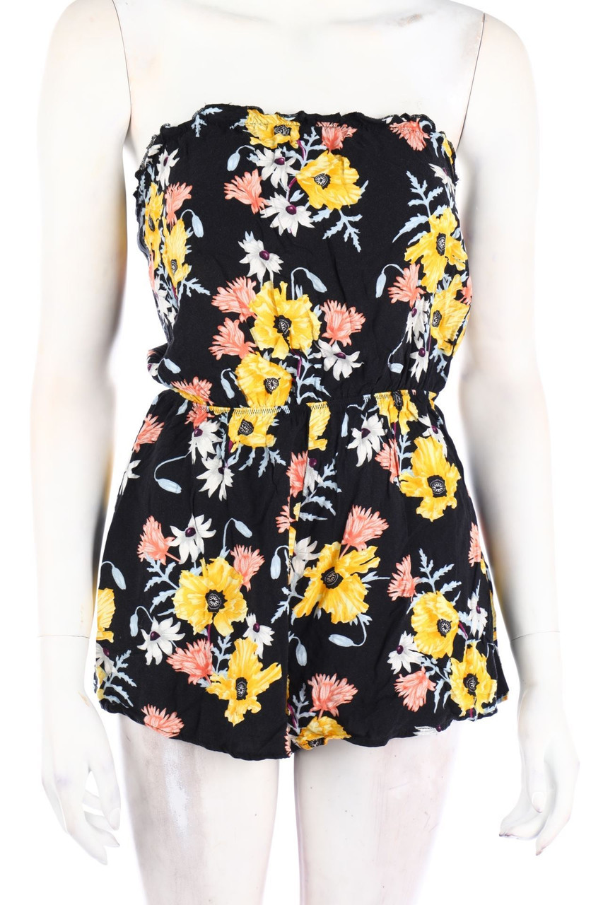 H&M DIVIDED - Playsuit mit Blumen-Print - D 36