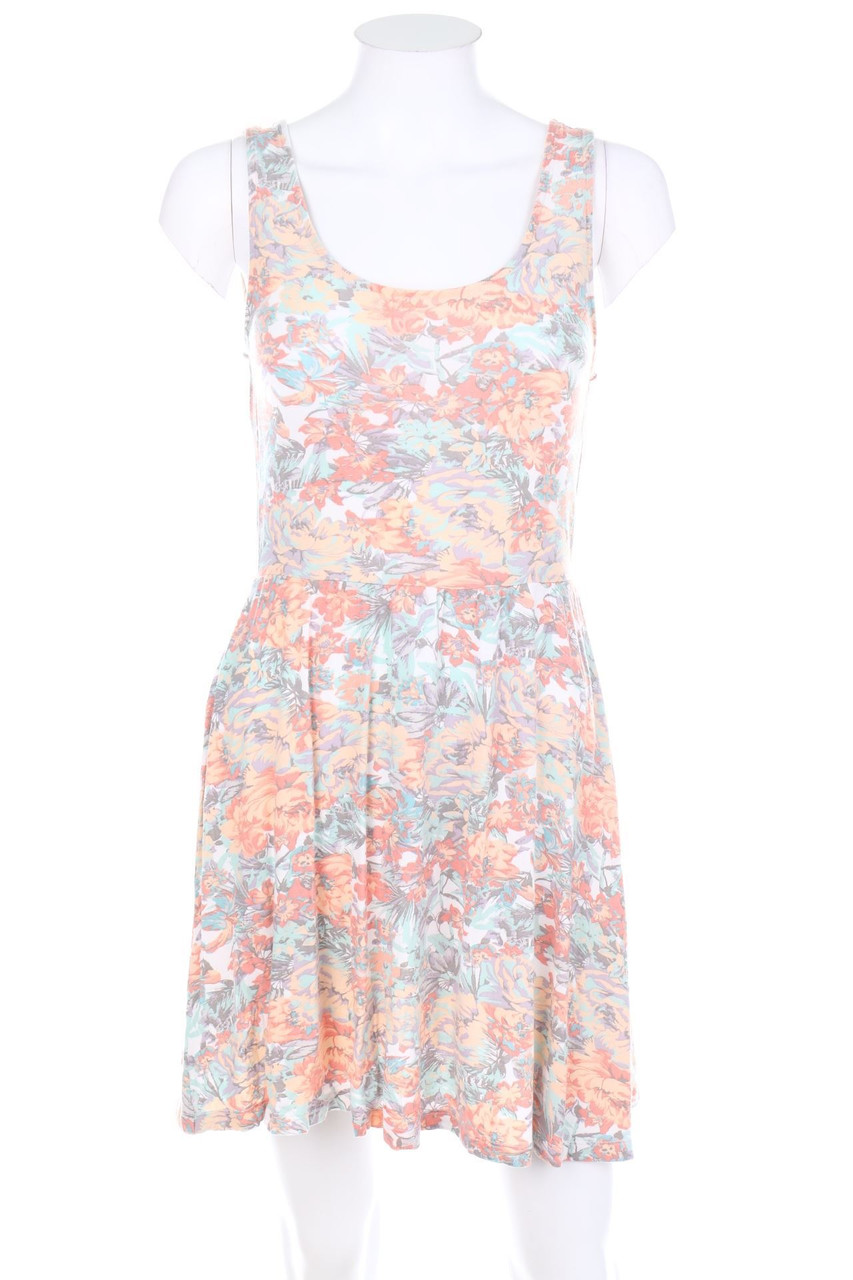 even&odd - Skater Dress with Flower Print - S
