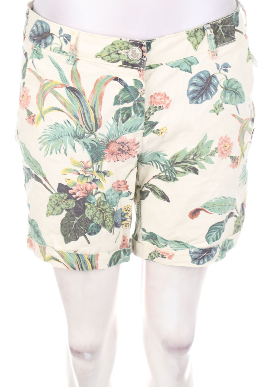 MAISON SCOTCH - Baumwoll-Shorts mit Tropical Print - W28