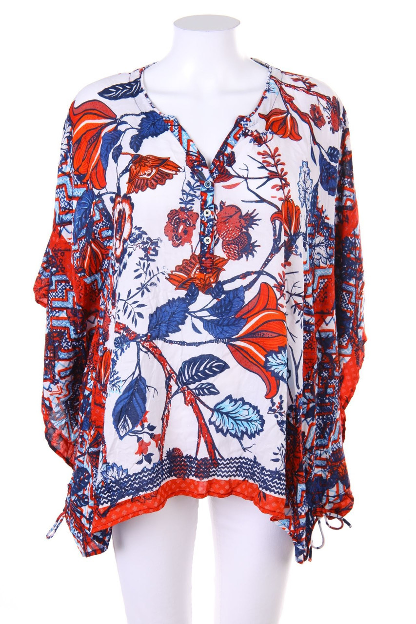 CECIL - Oversize-Tunika-Bluse mit Blumen-Print - XS