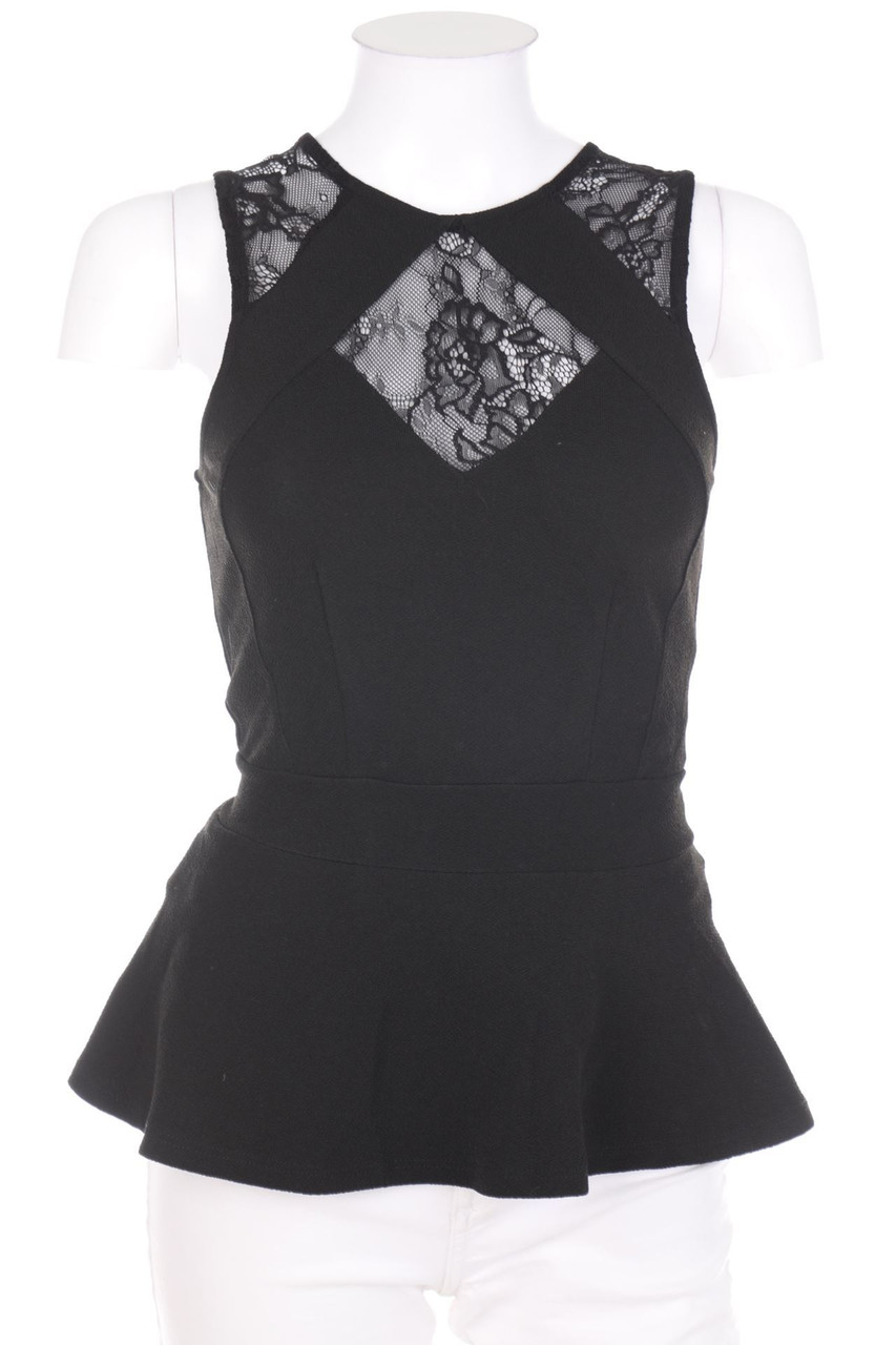 TALLY WEiJL - Blouse Top with Lace - XS