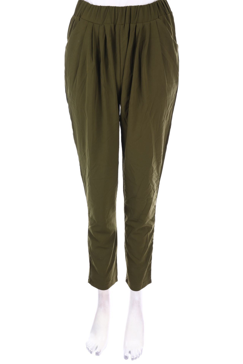 JULIE - Jogger-Hose mit Falten - M