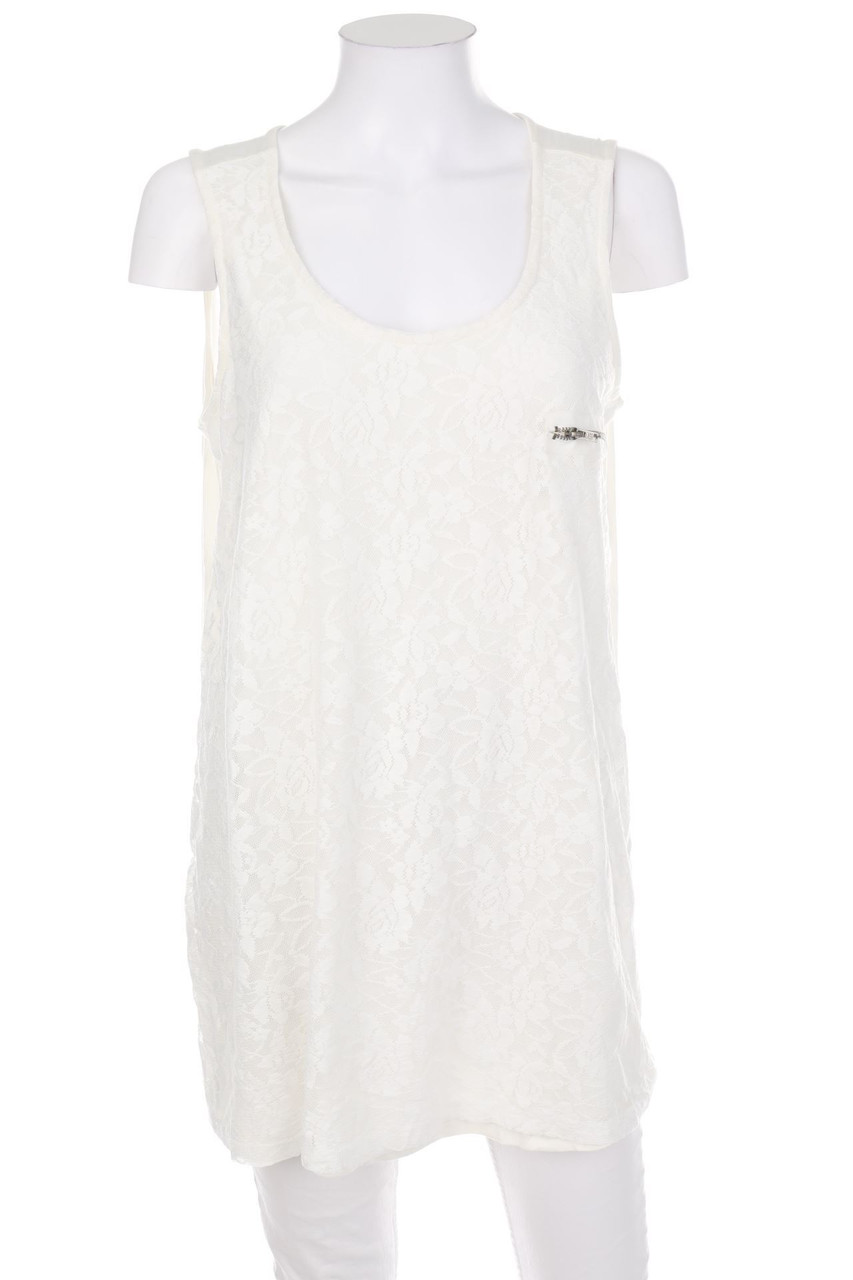 ms mode - Tanktop, Lace with Zipper - L