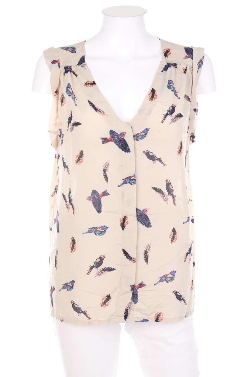 H&M - Blusentop mit Print - D 38