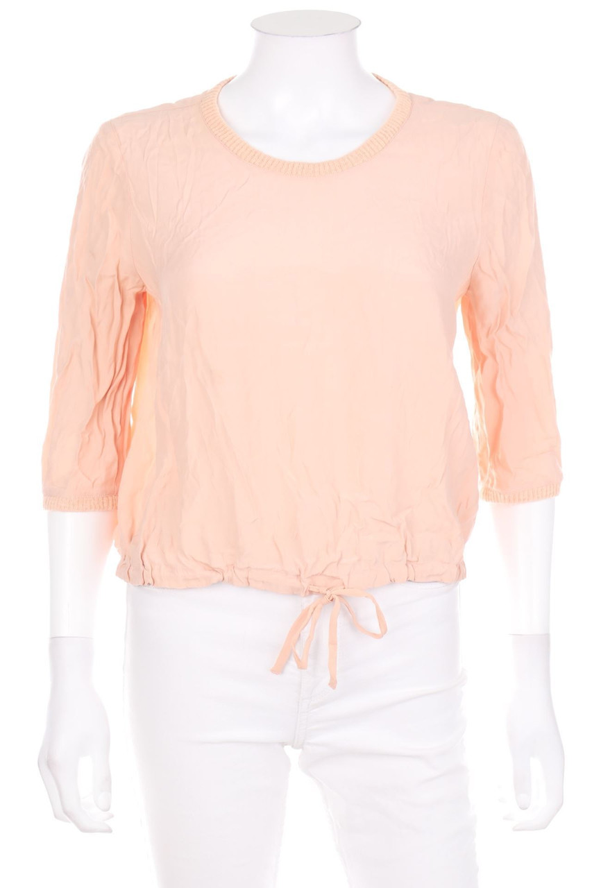 maje - Blouse with 3/4 Sleeve with Drawstring - D 34