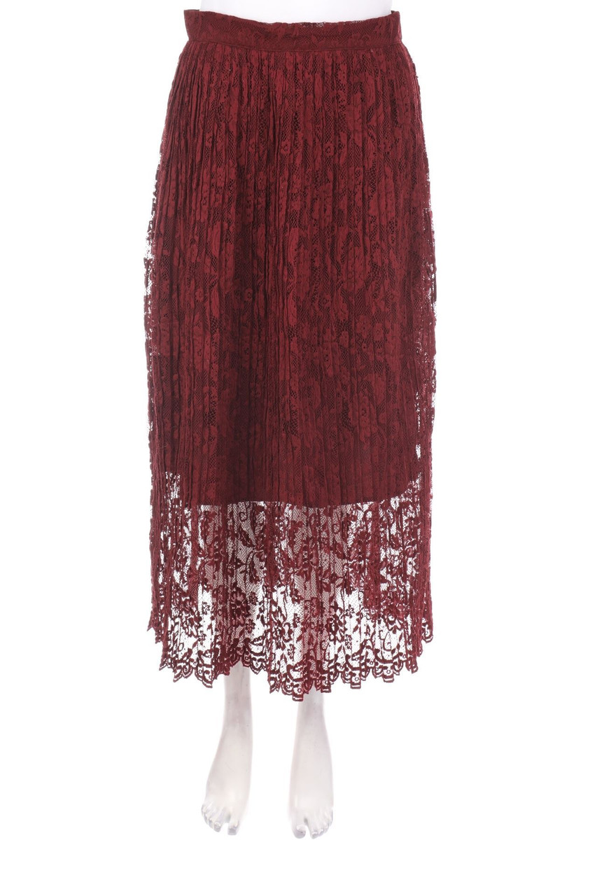 ZARA - Maxi-Rock mit Spitze - S