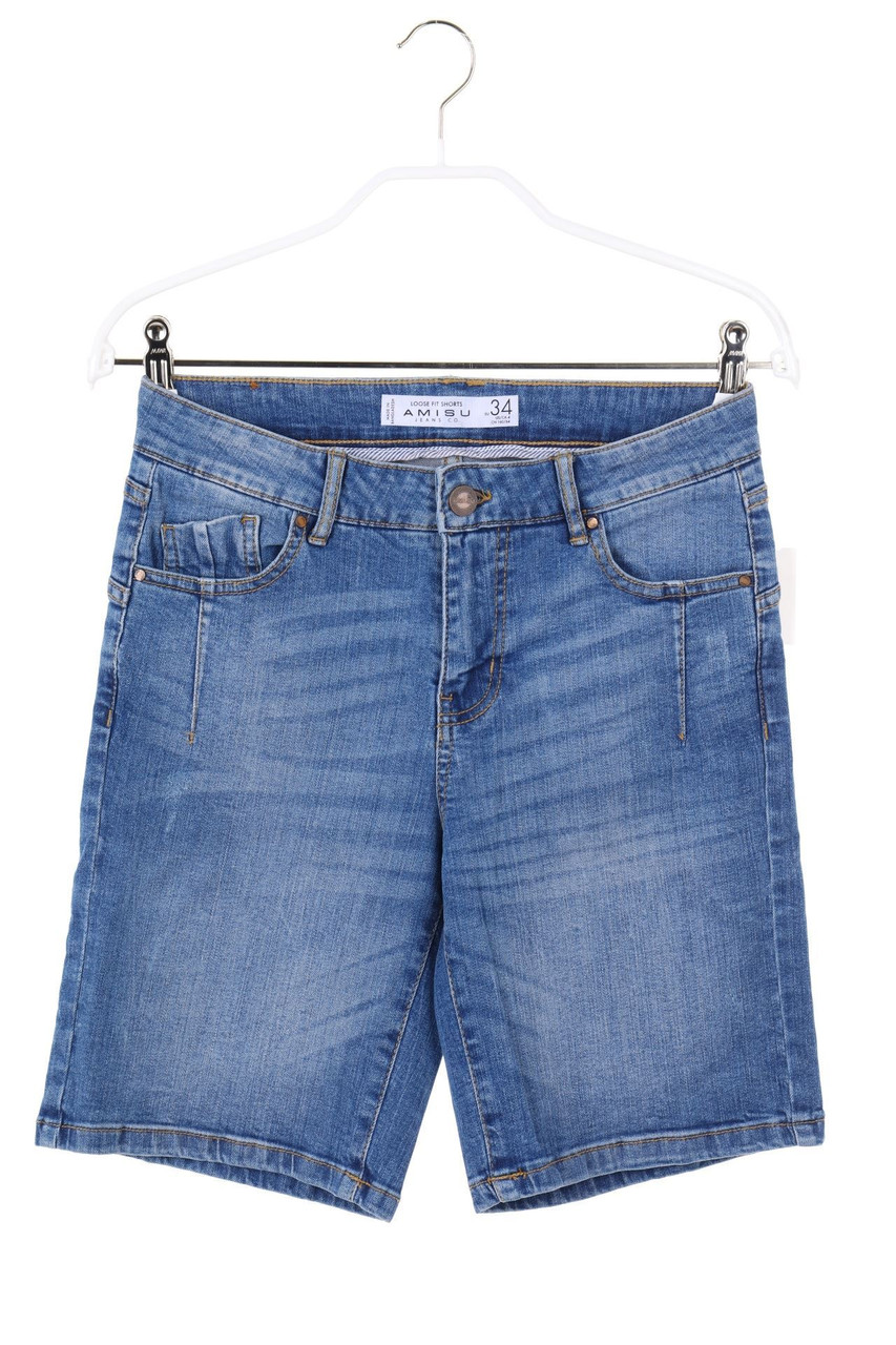 AMISU - Distressed Jeans-Shorts - D 34