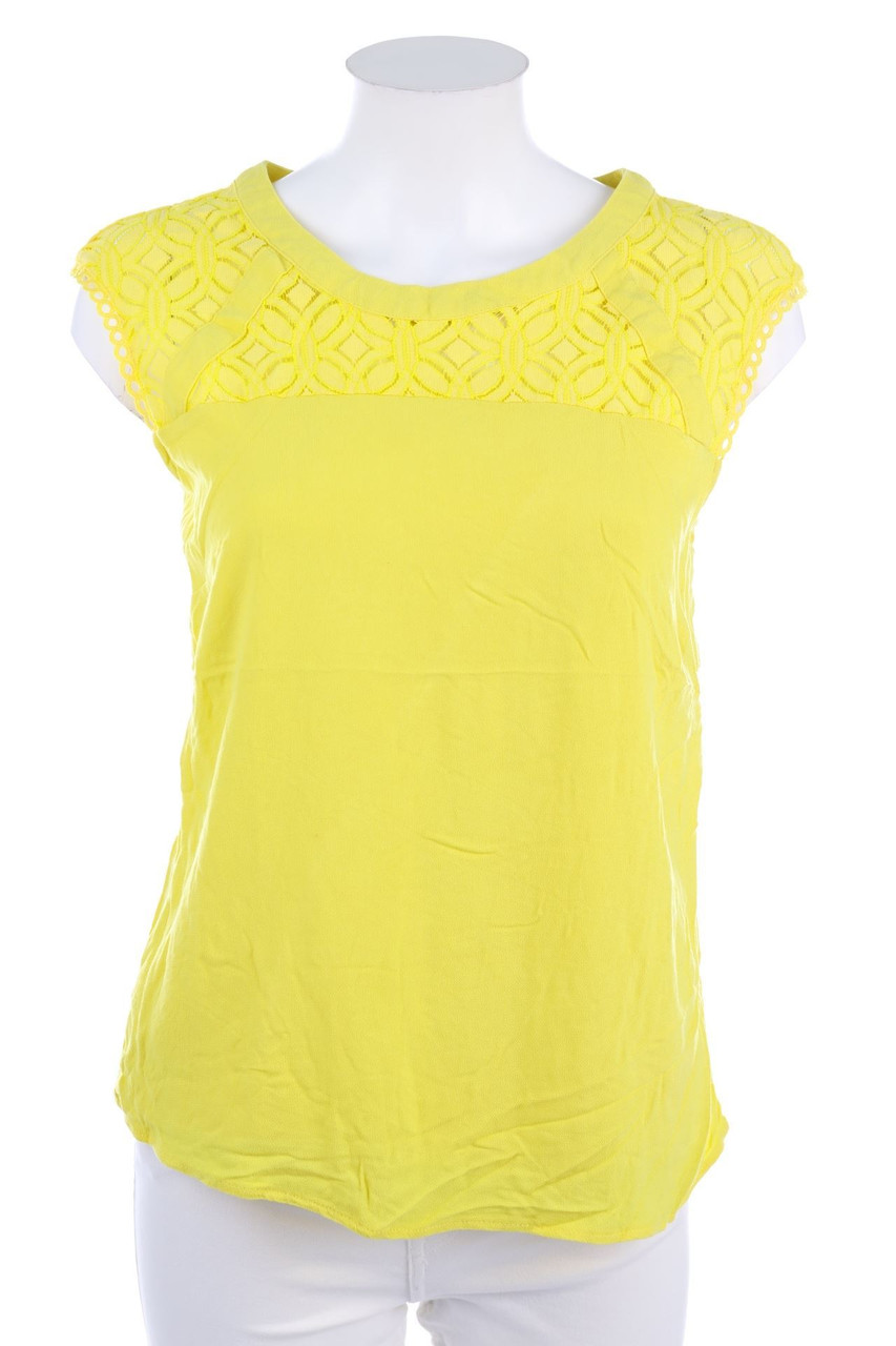 comma - Blusentop mit Spitze - D 36