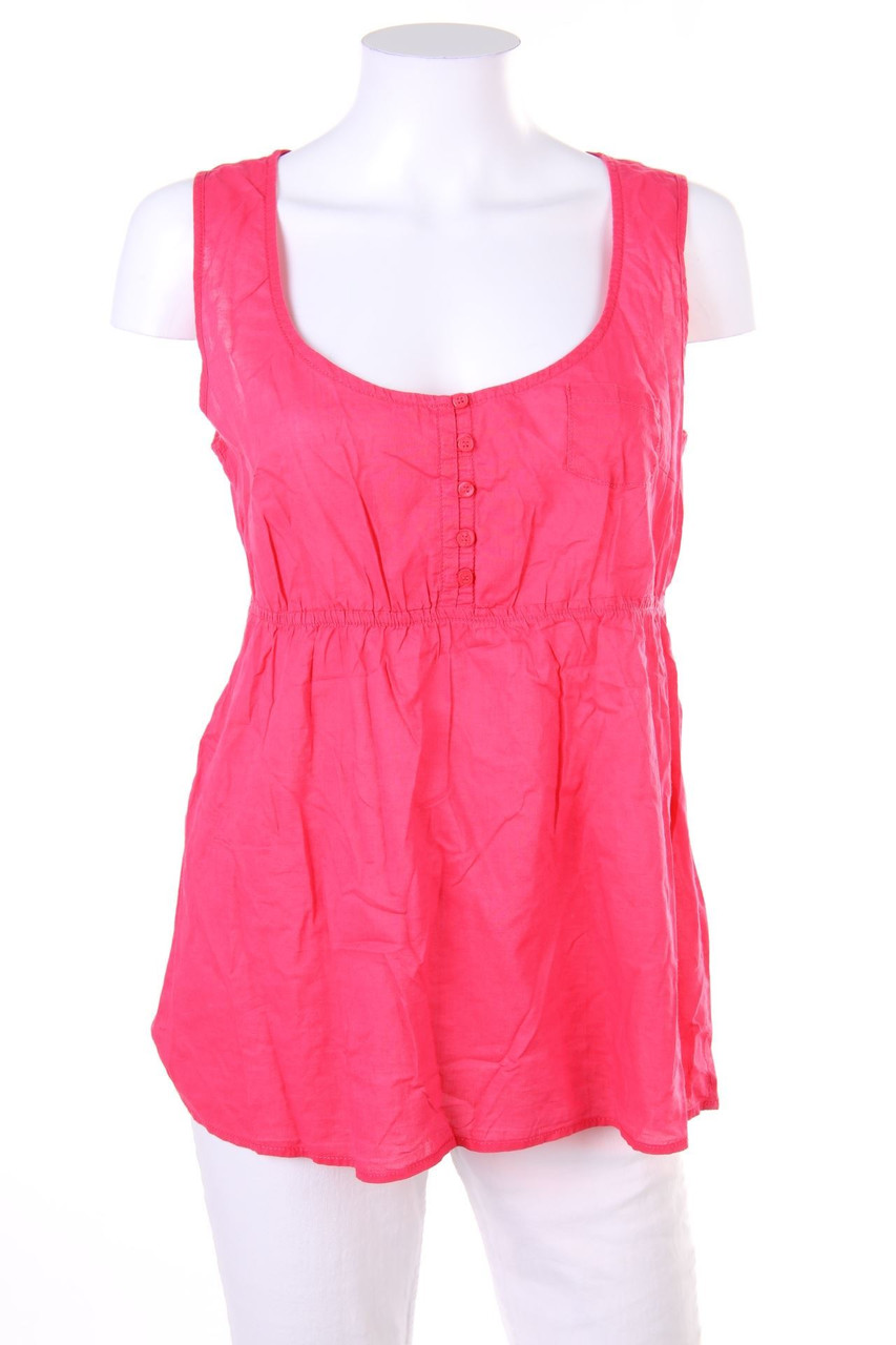 ESPRIT - Blusentop mit aufgesetzten Taschen - M