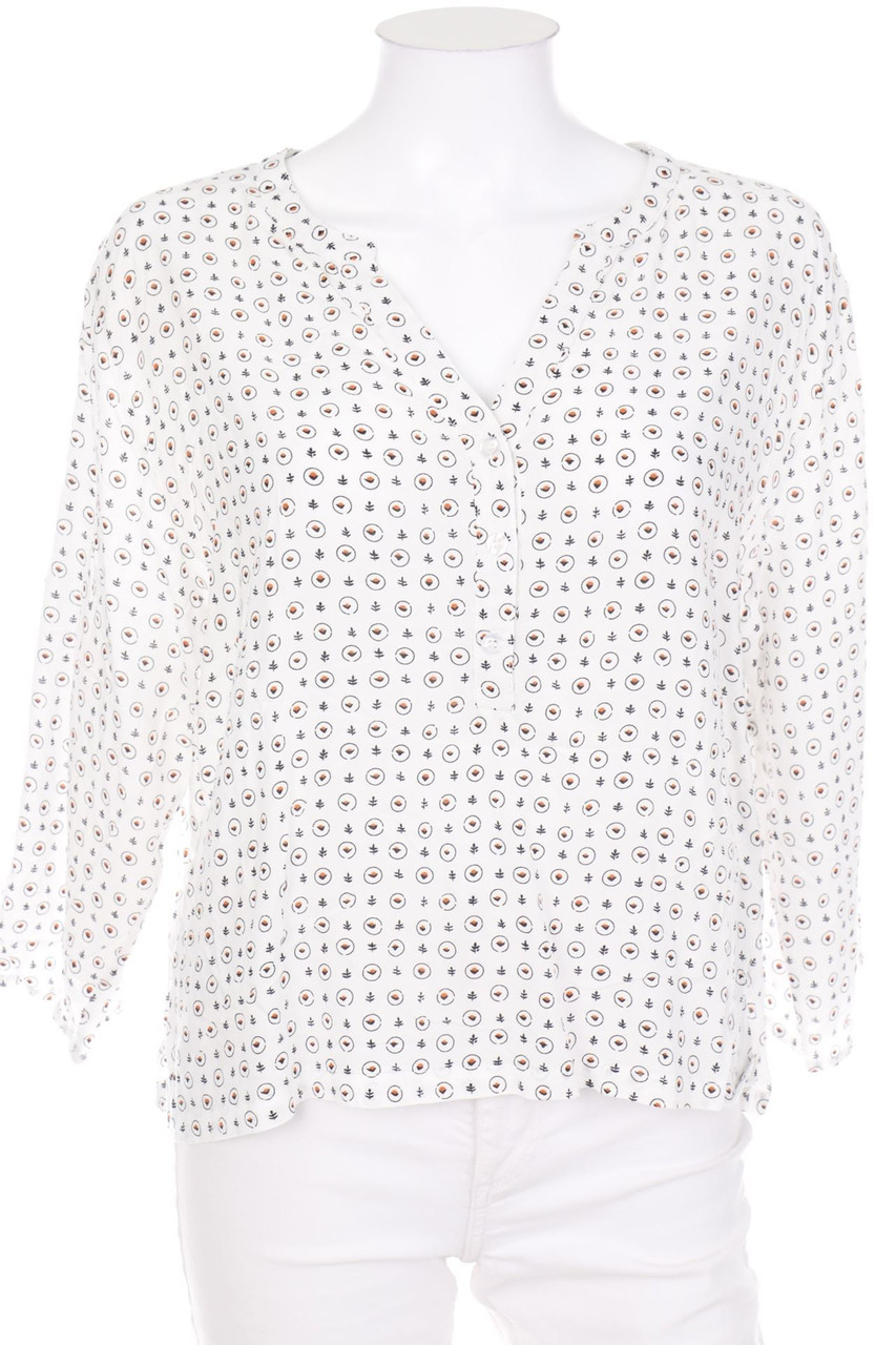 No Label - Blouse with Print - M