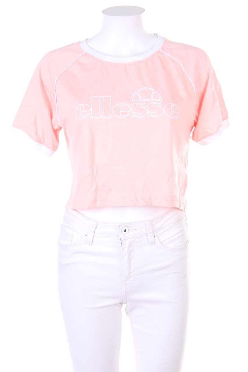 ellesse - Cropped-Shirt with Logo-Print - D 34