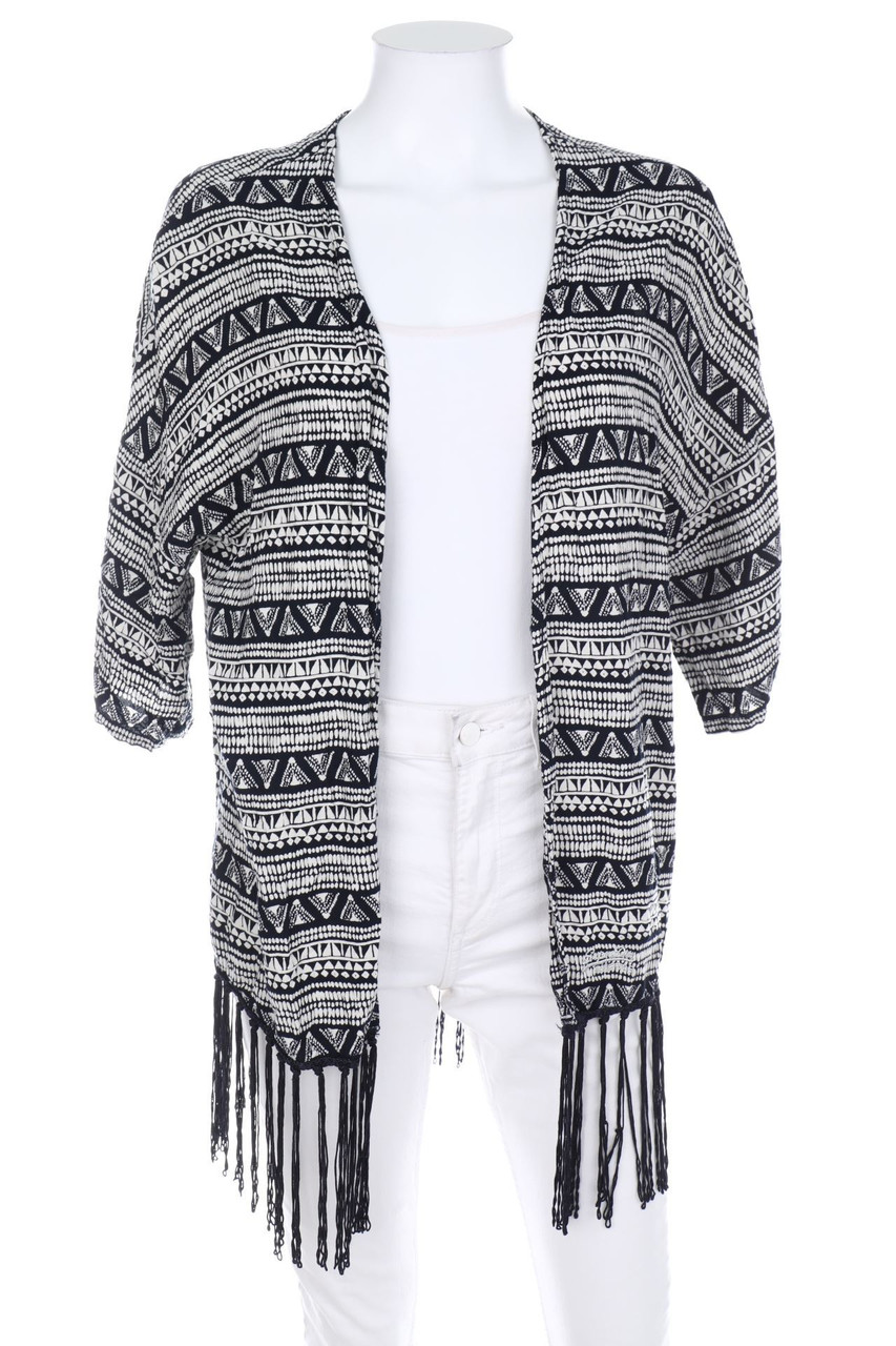 Superdry - Jersey-Cardigan mit Fransen - M
