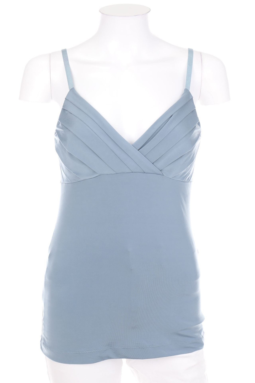 No Label - Blouse Top with Wrap-Effect - XS