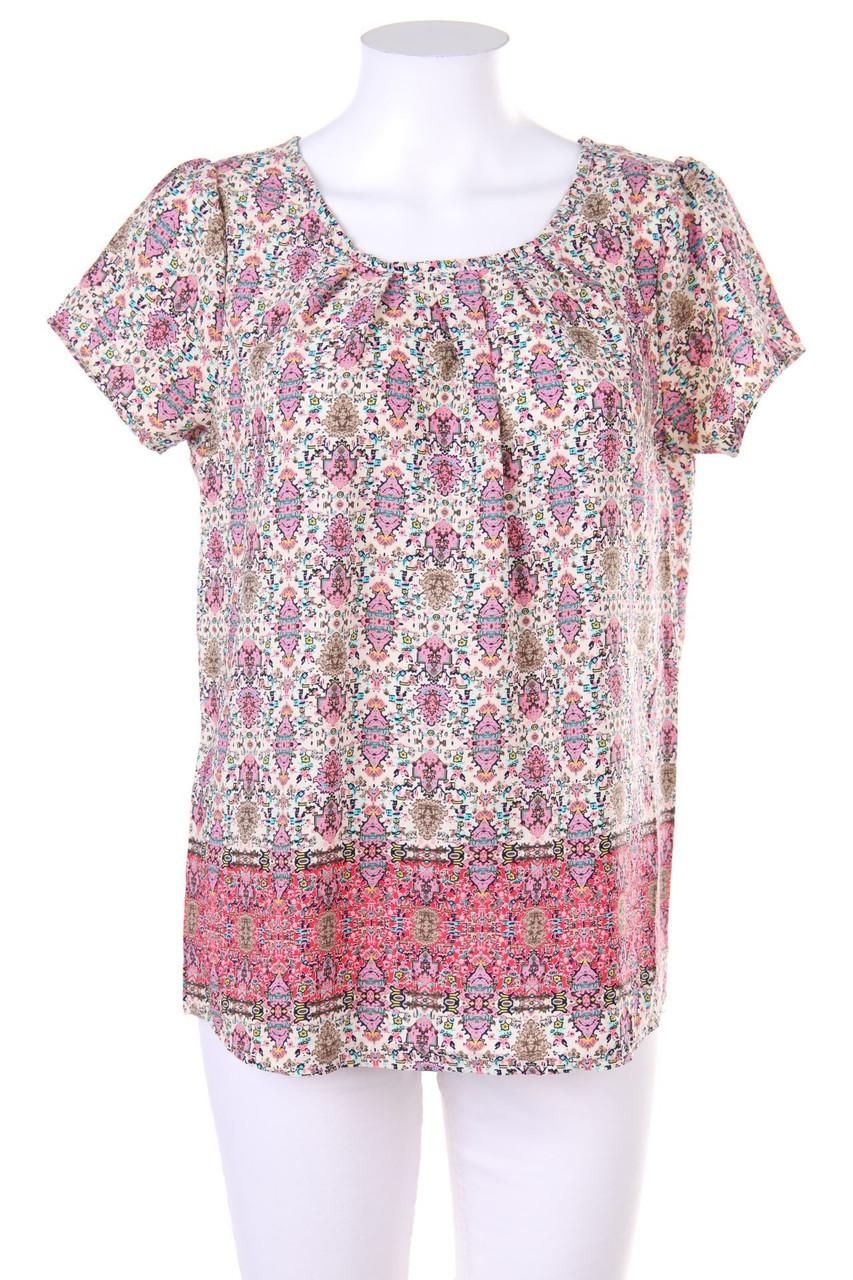 JOACHIM BOSSE STYLE - Shortsleeve Blouse with Print - S