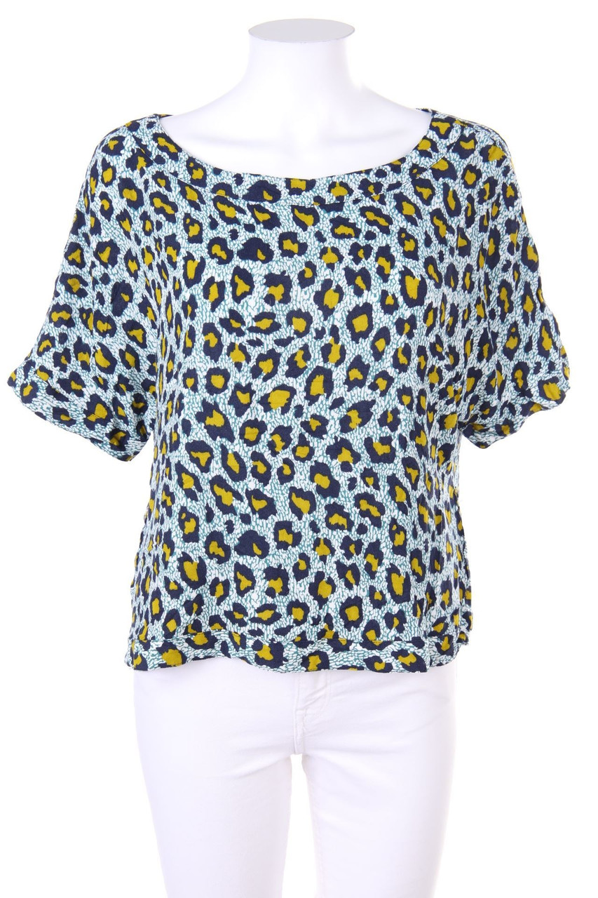 H&M - Bluse mit Leo-Print - D 36