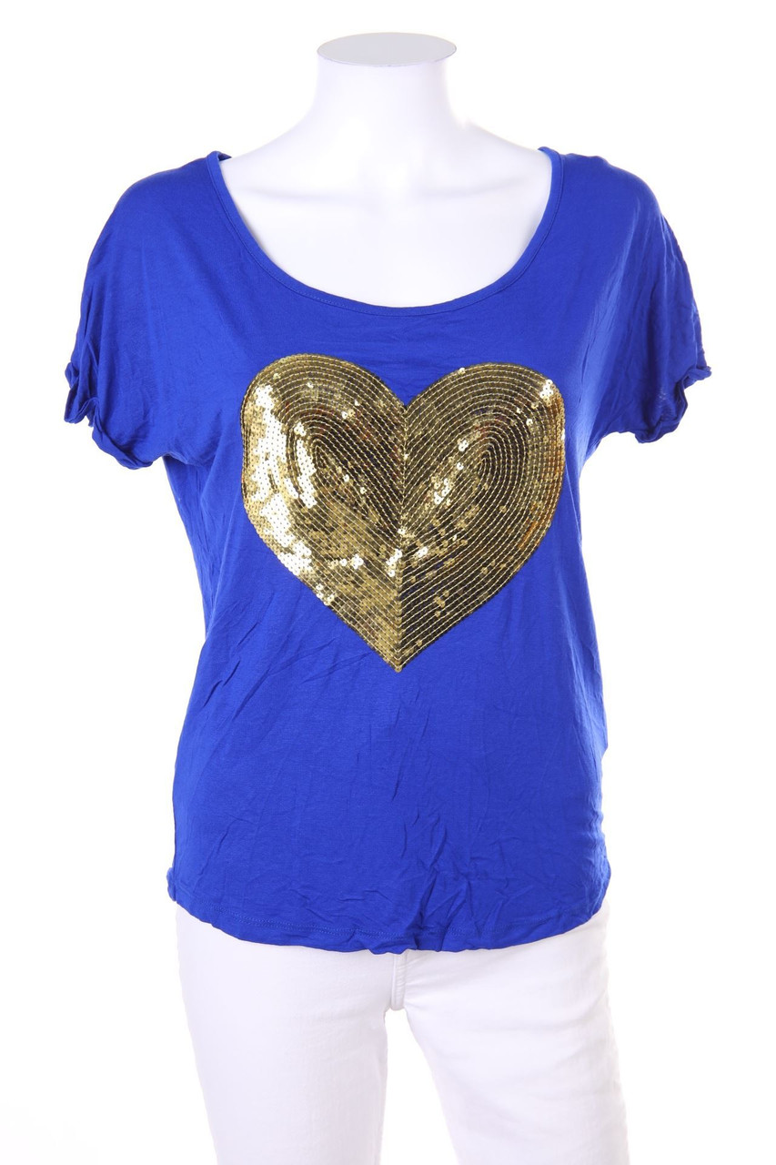 TALLY WEiJL - Shortsleeve-Shirt with Sequins - M