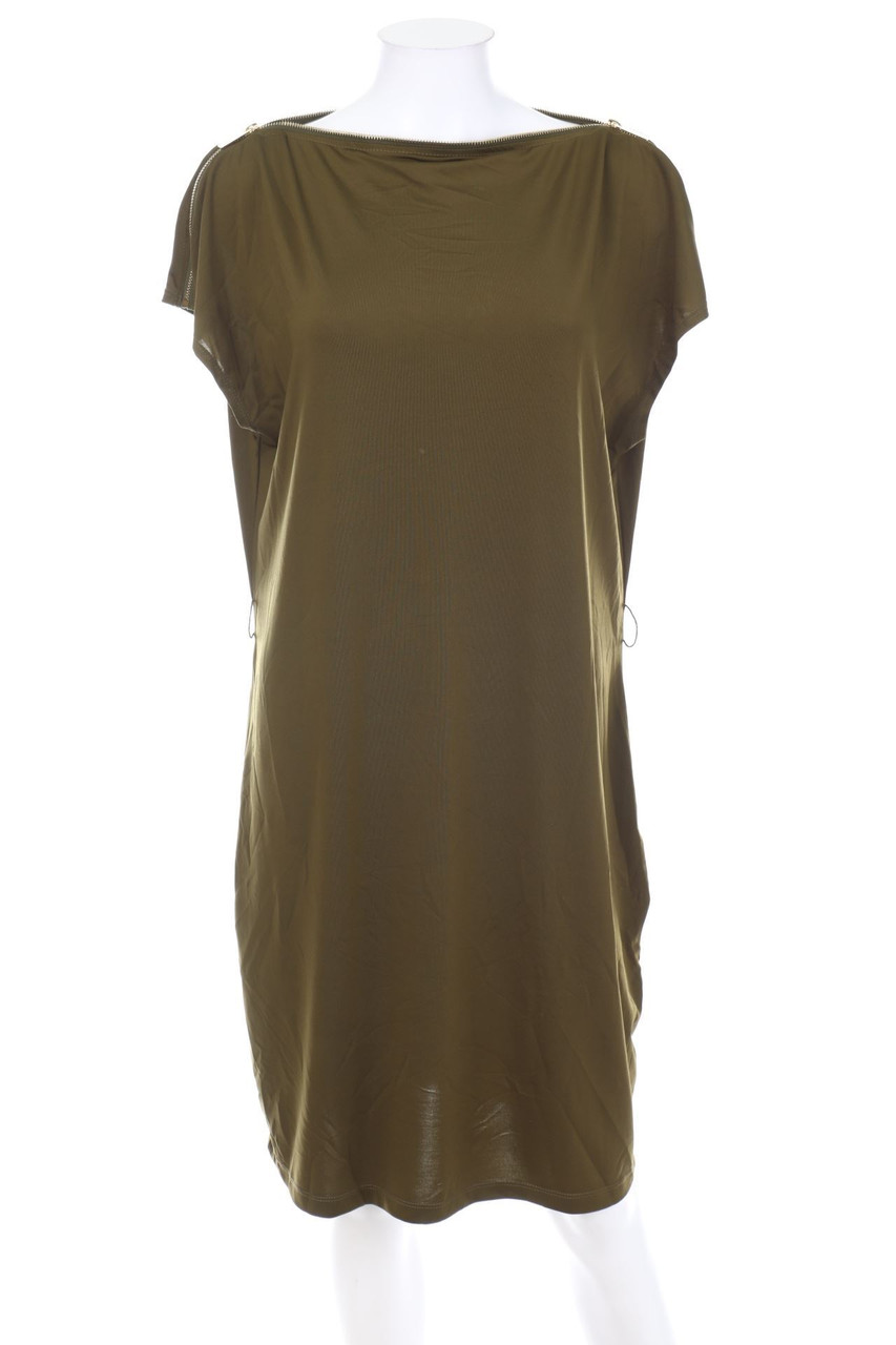 MORGAN - Mini Dress with Zipper - L