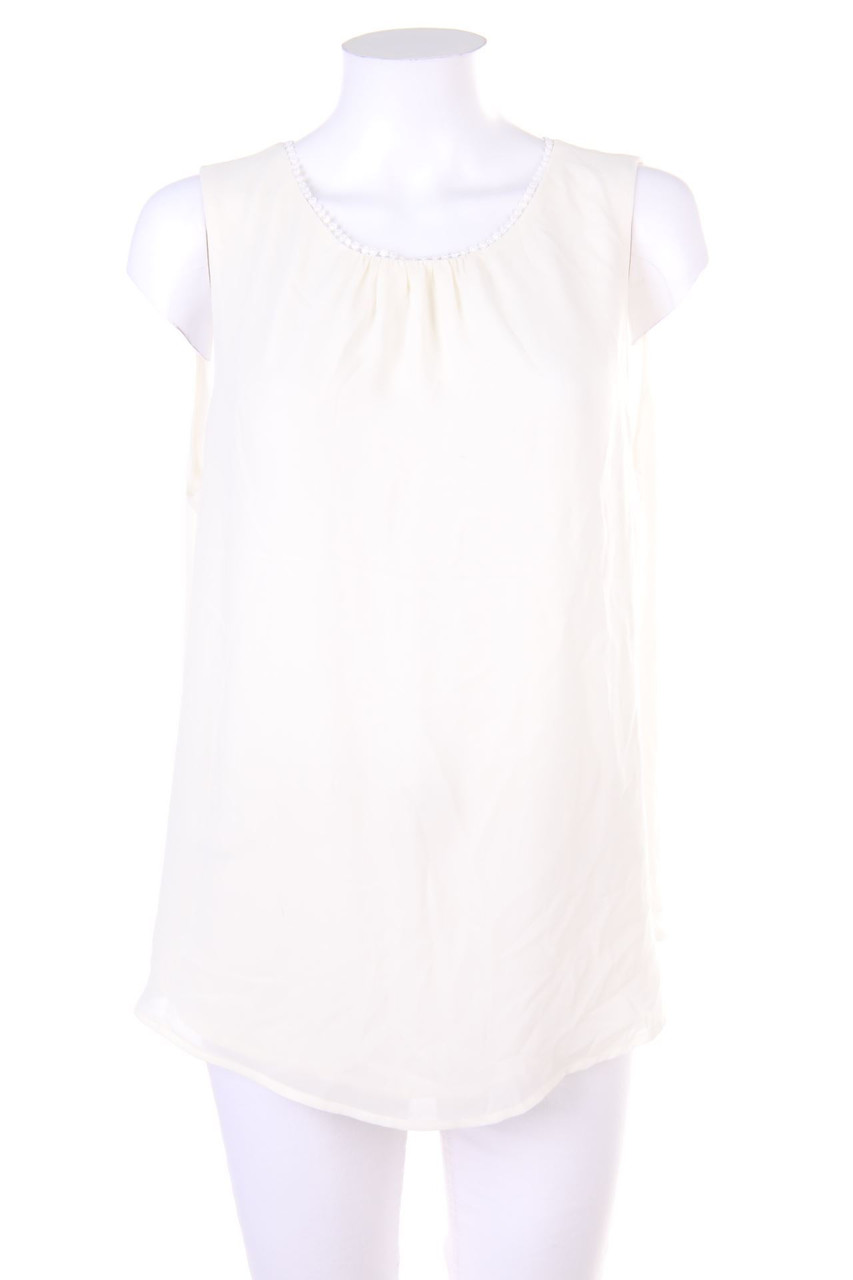 No Label - Blouse Top with Bow - L