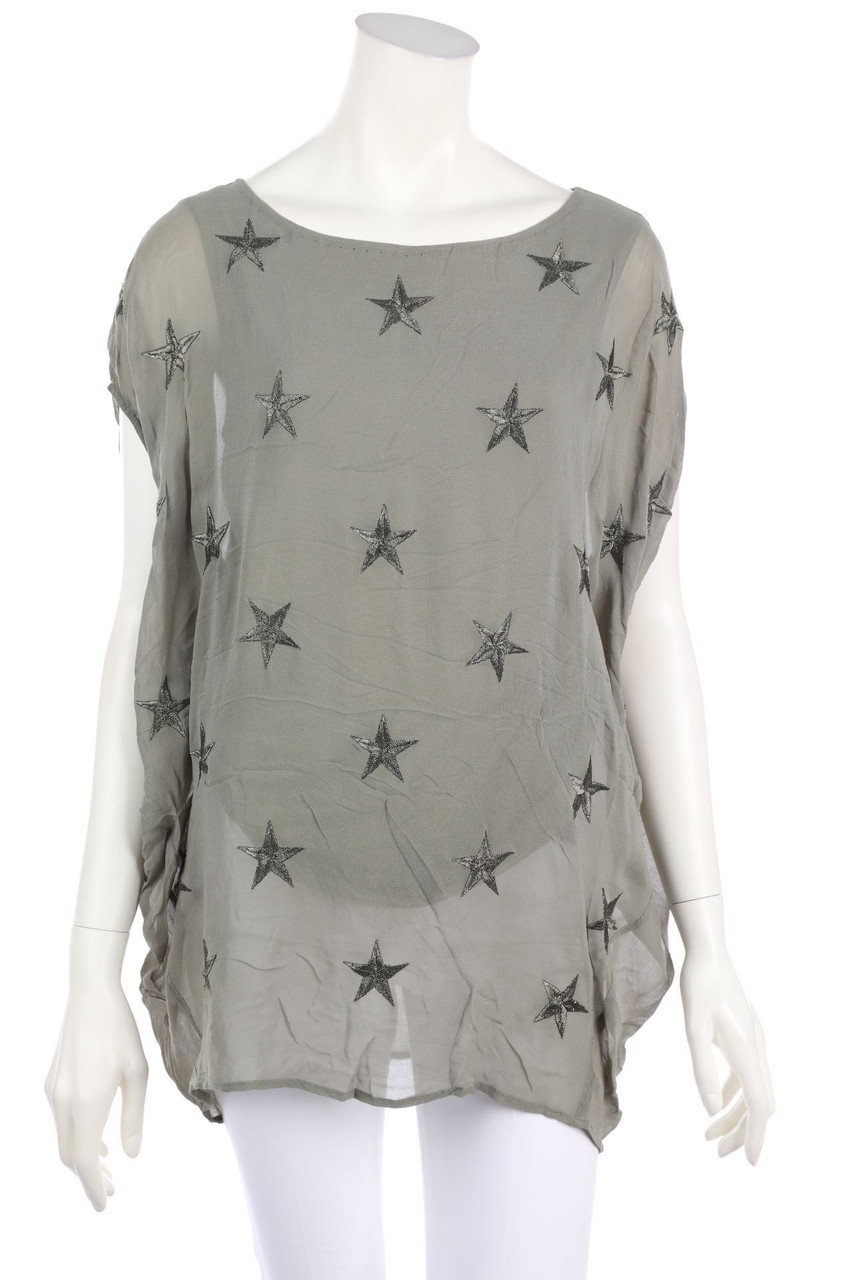 MINT VELVET - Blouse with Embroideries - D 38