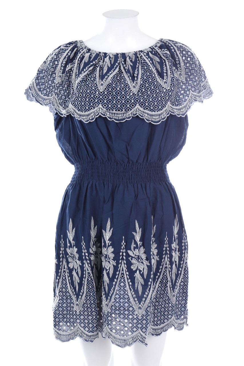 No Label - Mini Dress with Embroideries - D 36-38