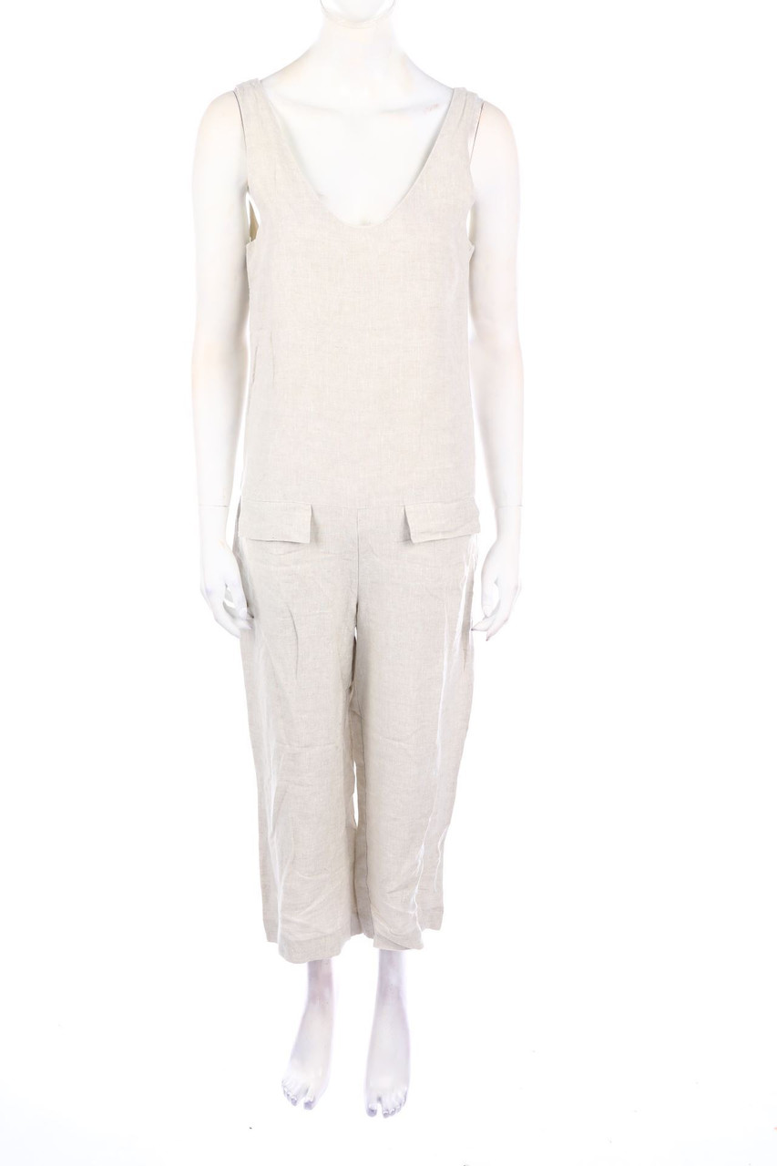 STEFANEL - Jumpsuit aus Leinen - D 38