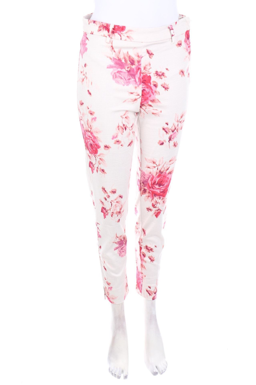 H&M - Hose mit Blumen-Print - D 36