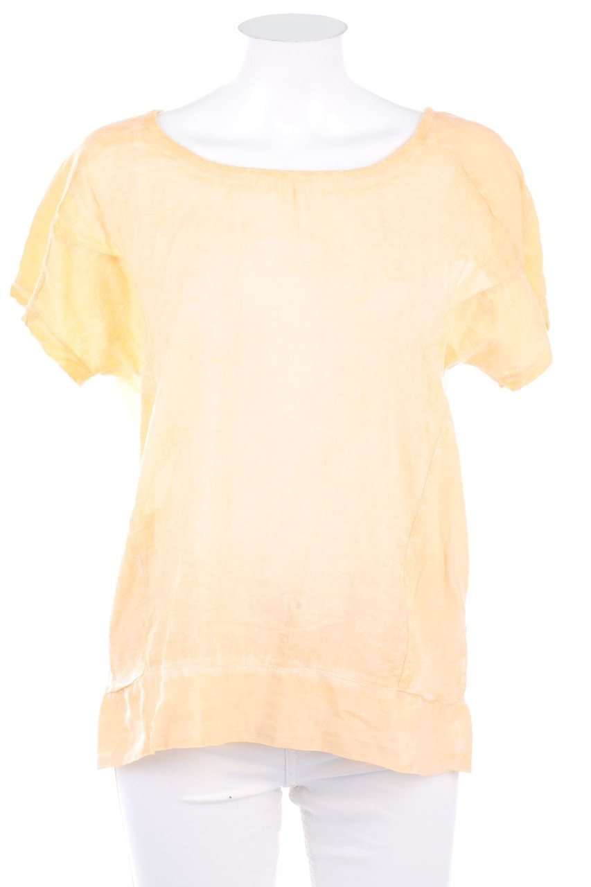 ZABAIONE - Garment Dyed-Kurzarm-Bluse - M
