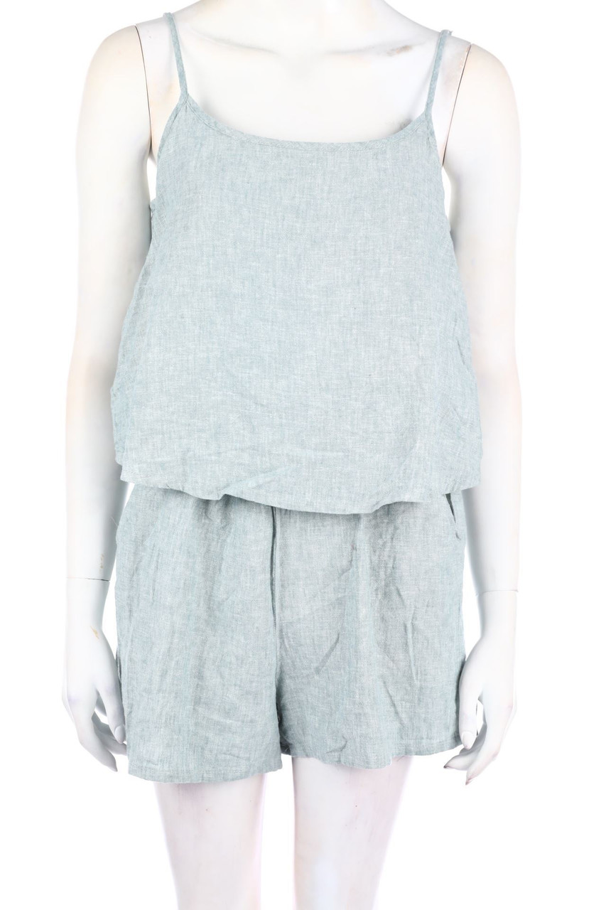 esmara - Playsuit aus Leinen-Mix - D 42