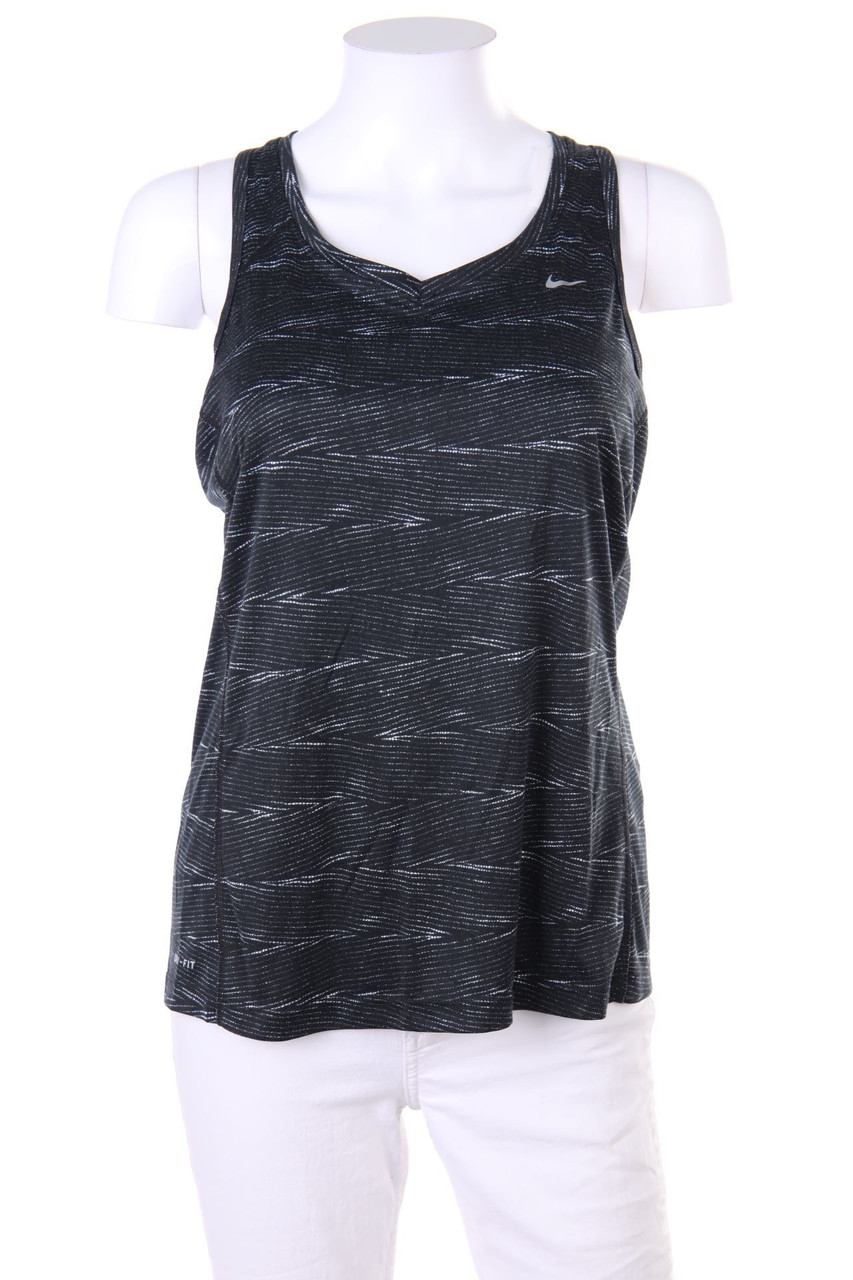 NIKE - Top with Logo-Print - M