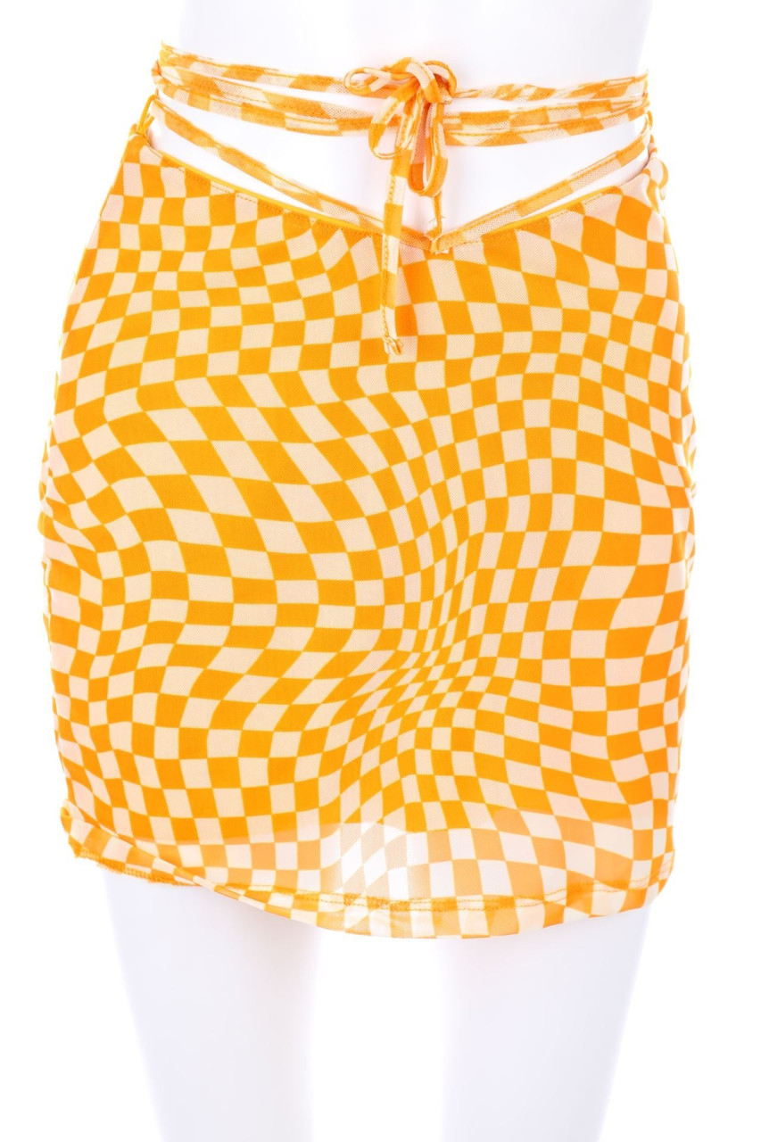 Bershka - Skirt, Mesh with Lacing - S