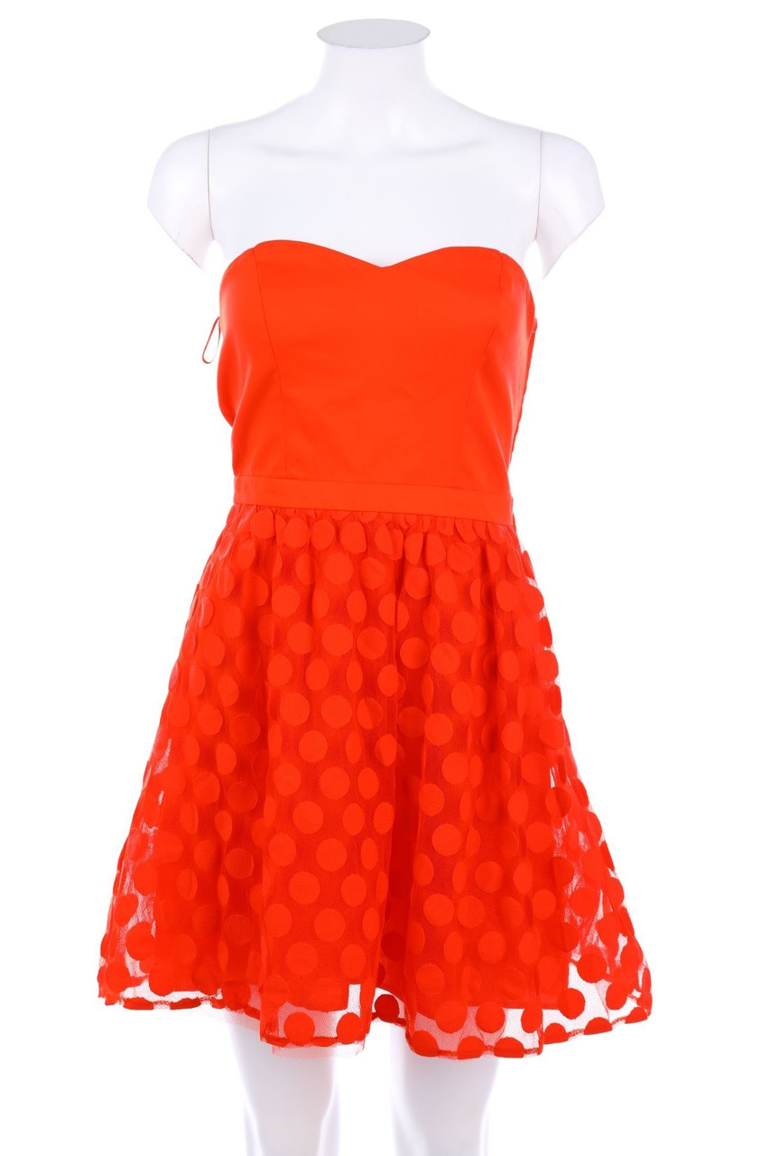 NAF NAF - Abendkleid mit Mesh-Einsatz - D 34