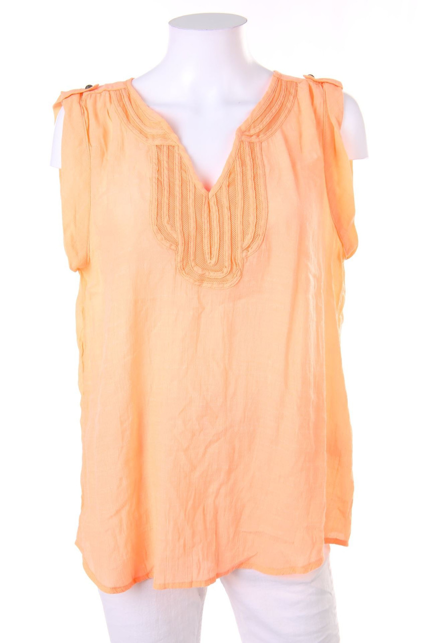 FRANSA - Boho-Shortsleeve Blouse with Viscose - XL