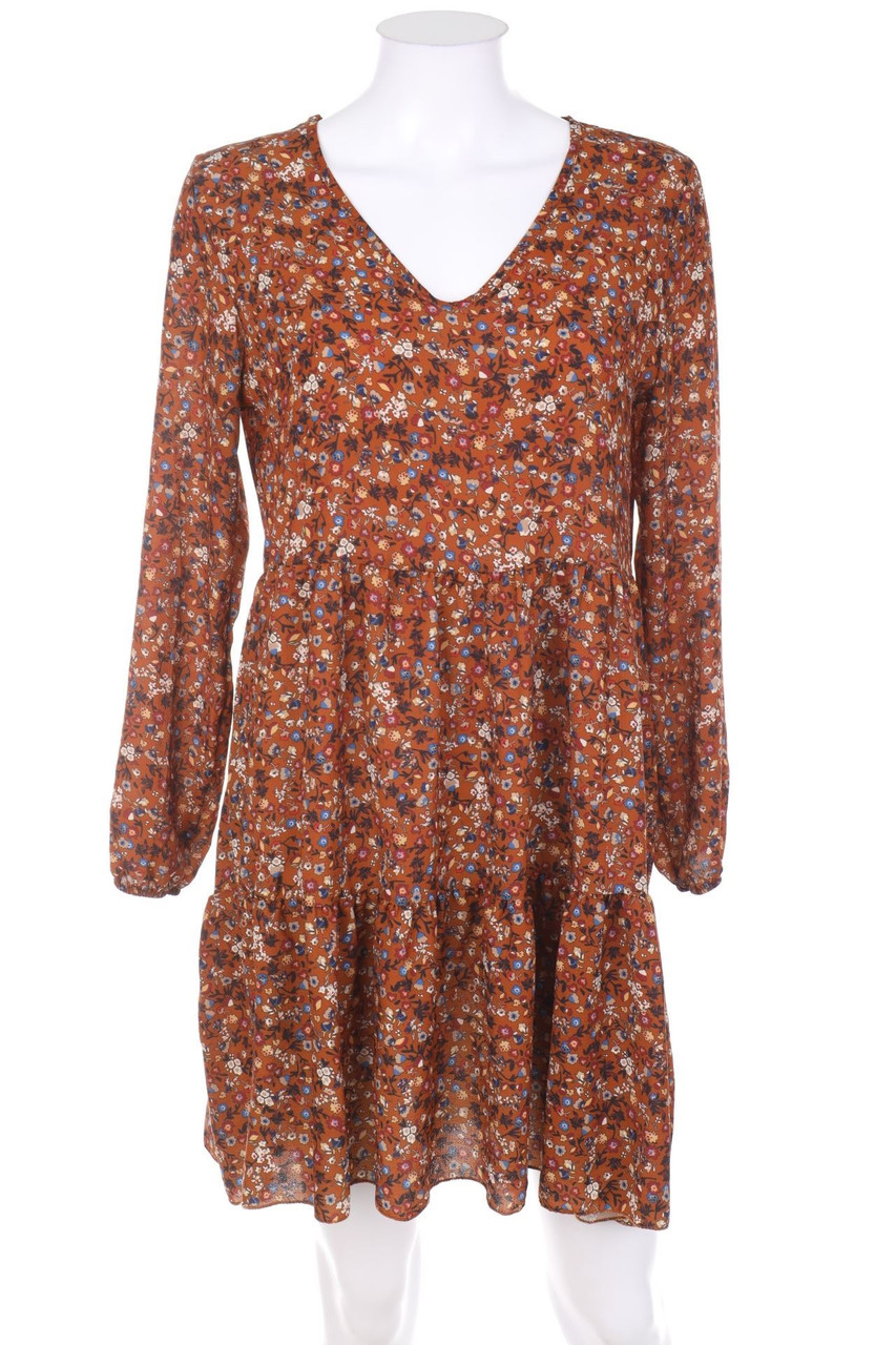 No Label - Mini Dress with Flower Print - S