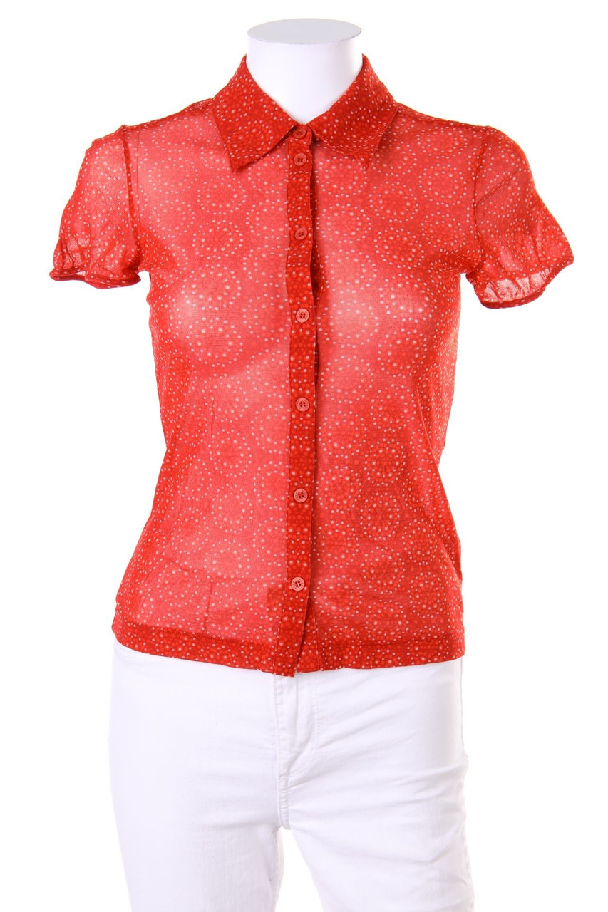 MEXX - Print-Hemd-Bluse mit kurzem Ärmel - XS