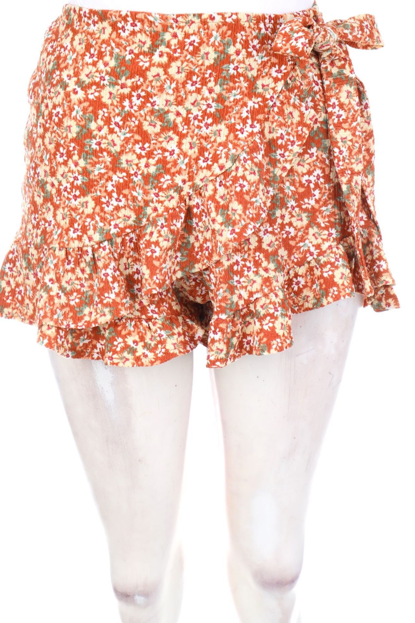 PULL&BEAR - Skort with Flower Print - XS