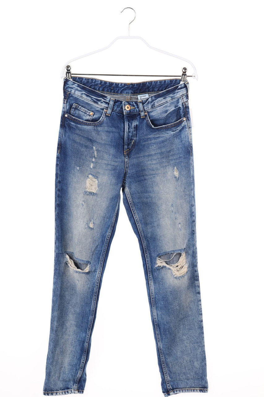H&M - Destroyed Boyfriend-Jeans - W25