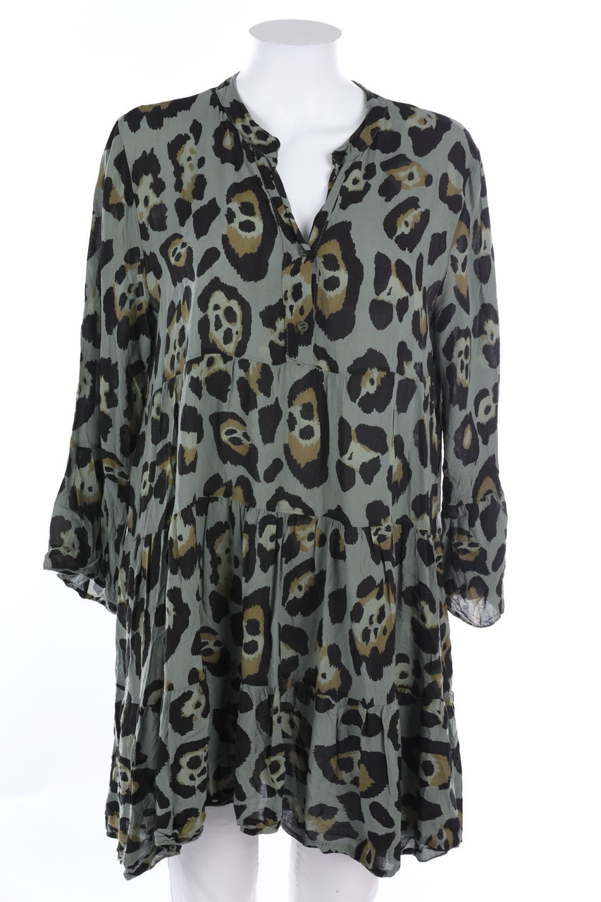 Carnaby - Mini Dress with Leo Print - L