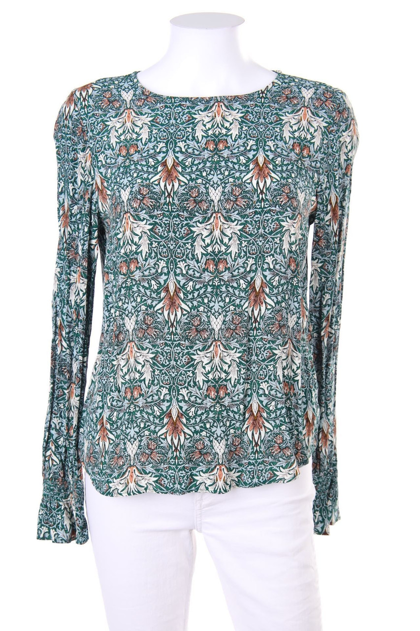 No Label - Blouse with Pattern - D 40