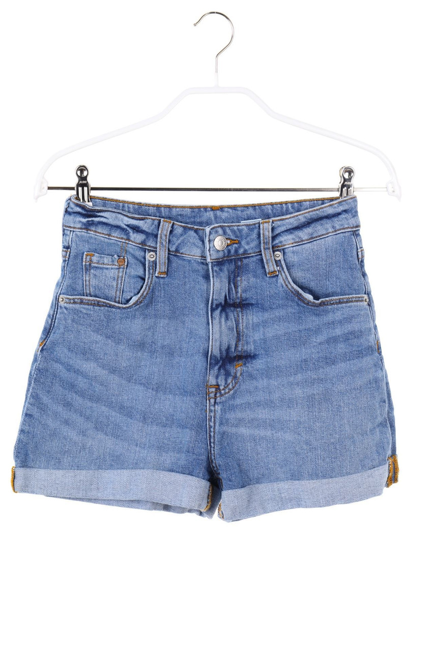 H&M - High Waist-Mom-Jeans-Shorts - D 32