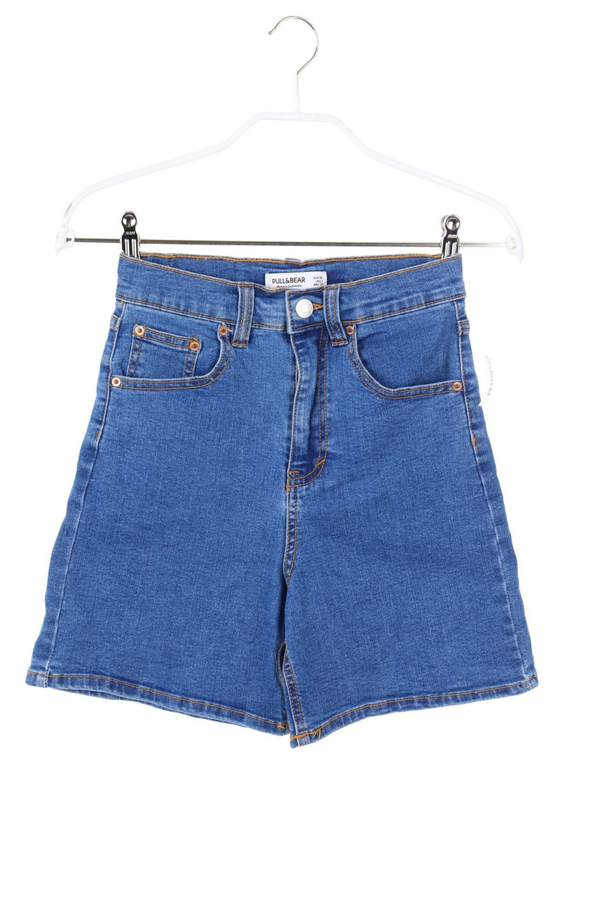 PULL&BEAR - High Waist-Jeans-Shorts - D 32