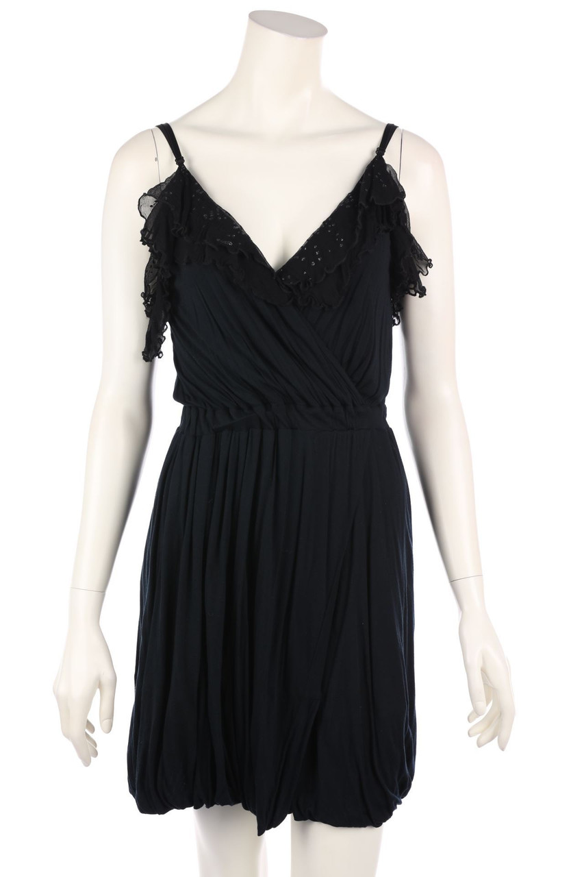 TOY G - Cocktail Dress with Wrap-Effect with Silk Details - D 36