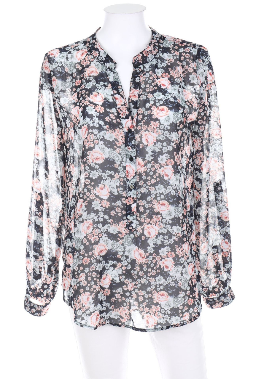 Chicorée - Shirt Blouse with Flower Print - L