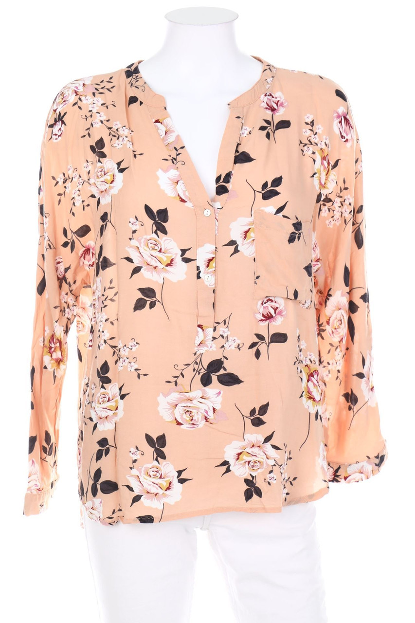 My Hailys - Bluse mit Blumen-Print - M